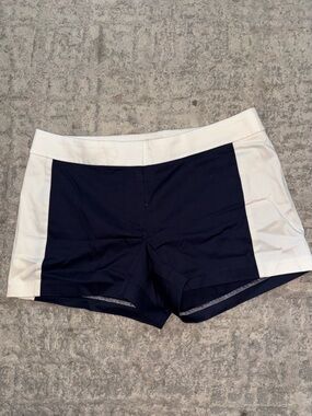 J. Crew Navy with White Side-Panel Shorts